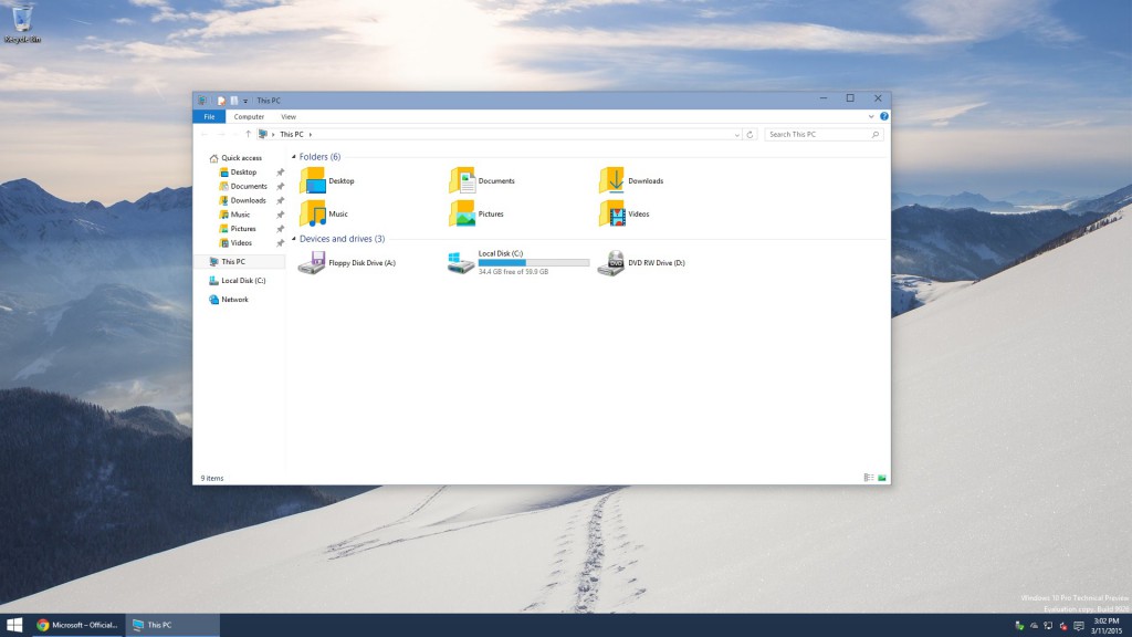 Windows 10 Explorer without OneDrive